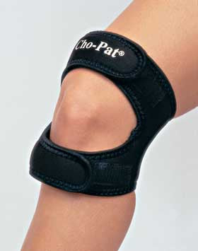 Alimed Cho-Pat Knee Strap Medium Hook and Loop Closure 14 to 16 Inch Circumference Left or Right Knee - 62984