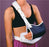 AliMed - Shoulder Immobilizer One Size Fits Most Cotton / Foam Quick-Release Closure Buckles Left or Right Arm - 510541