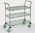 Nexel - Utility Cart Chrome Plated 24 Inch Silver - 930641