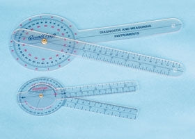 Alimed AliMed Goniometer Outer Row Measures 0 to 90°, Middle 0 to 180°, Inner 0 to 360, All in 1° Increments 12.5 Inch - 505410