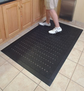 Alimed - Anti-Fatigue Floor Mat 38 X 99 Inch Black Nitrile Rubber - 72513/NA/WH