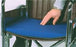 AliMed Stroke Cushion - Pommel Seat Cushion 18 W X 16 D X 1 H Inch Foam - 1546