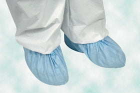 Alimed AquaTrak Shoe Cover One Size Fits Most Shoe High Non-skid Blue NonSterile - 75743