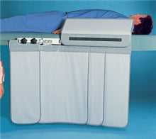 Alimed Dual Lock Under Table Shield 24 W X 71 H Inch, Single Pivot X Ray - 3051AA