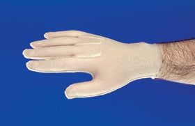 Bio-Form - Compression Gloves Full Finger Large Wrist Length Ambidextrous Nylon / Spandex - 6325