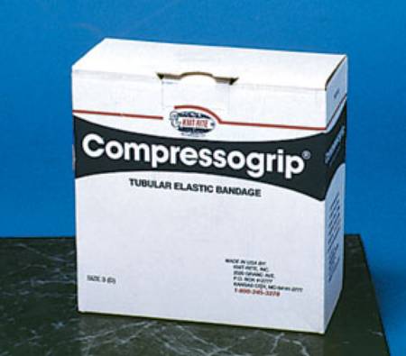 Compressogrip - Elastic Tubular Support Bandage 5 Inch X 11 Yard 20 to 25 mmHg Pull On White Size G NonSterile - 4048