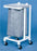 Alimed Single Hamper with Bag 4 Casters 39 gal. - 920937/WHITE/NA