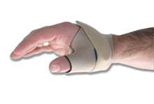 Alimed Freedom CMC Thumbfit with Thumb Extension Thumb Splint With Thumb Extension Neoprene Left Hand Beige Medium - 51662