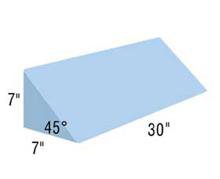 AliMed - Positioner Wedge 7 W X 30 D X 7 H Inch Foam Freestanding - 927798