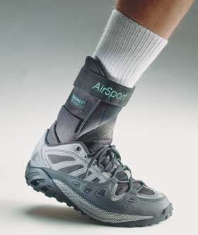 AirSport - Ankle Brace Small Hook and Loop Closure Male 5 to 8-1/2 / Female 7-1/2 to 9 Right Ankle - 64483