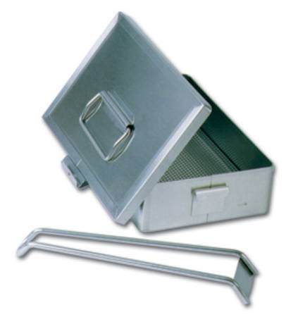 Alimed Sterilization Tray with Lid 2-1/2 X 6-1/2 X 10 Inch - 960369