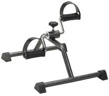 Alimed Pedal Exerciser Chrome-plated Steel Silver Vein Finish - 74076