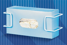 Alimed Glove Box Holder Horizontal or Vertical Mount 1-Box Horizontal / 2-Box Vertical White 4 X 4-1/4 X 10-3/4 Inch Coated Wire - 922657