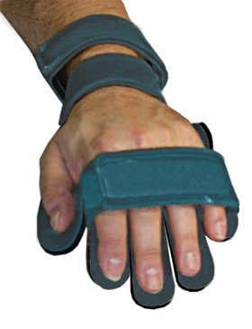 Alimed Comfyprene Hand / Wrist Splint Neoprene Left Hand Light Blue / Purple Small - 51948/LBLUE/NA