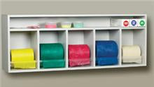 Alimed Kangoo Universal BandRac Reistance Equipment Storage Rack Wall or Table Mount, 7-1/2 X 14-3/4 X 38-1/2 Inch - 31868