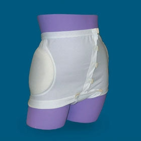 Alimed Hipsaver Wrap and Snap Hip Protection Brief X-Small White Unisex - 72738