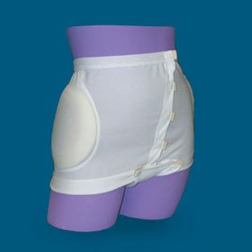 HipSaver Wrap and Snap - Hip Protection Brief X-Small White Unisex - 72738