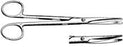 Alimed AliMed Dissecting Scissors Mayo 9 Inch Length Floor Grade Stainless Steel Finger Ring Handle Straight Blunt/Blunt - 98SCS40-9