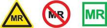 Alimed - Pre-Printed Label Laboratory Use White Polyester MR Black / Red Lab / Specimen 1-1/2 Inch - 935492