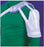 AliMed Hemi-Shoulder Sling - Shoulder Sling X-Small Polyethylene and Plastazote Foam / Polyester Hook and Loop Strap Closure Right Shoulder - 51-050
