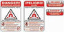 AliMed - Door / Wall Sign Caution Danger - 935494