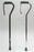 Alimed AliMed Offset Cane Aluminum 28-1/2 to 30 Inch Height Black / Silver - 7379/NA/NA/BLACK