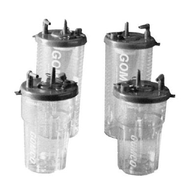Gomco - Suction Collection Bottle Kit 1100 mL Snap-On Lid - 01-90-3696