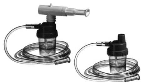 B & F Medical - Handheld Nebulizer Kit Small Volume Medication Cup Universal Mouthpiece Delivery - 61401
