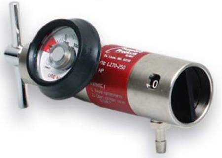 LSP - Oxygen Regulator Continuous with Gauge 0 - 25 LPM Barb Outlet CGA-870 - L270-250