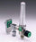 Timeter Sure Grip - Oxygen Flowmeter Single with 1 Power Take-Off 0 - 15 LPM DISS Outlet DISS Hand Tight Adapter - 15008-03P-A