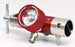 Allied Healthcare Rhino Oxygen Regulator Continuous with Gauge and 2 Check Valves 0 - 25 LPM Barb Outlet CGA-870 - L370-220-R