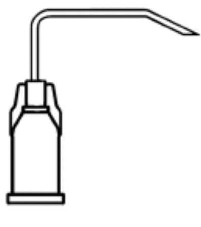 All-Med Huber Needle 20 Gauge 3/4 Inch Without Safety - 55-2020