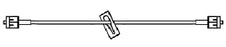 All-Med Extension Set 30 Inch Tubing Without Ports 0.8 mL Priming Volume DEHP-Free, Lipid Resistant - 42-3000