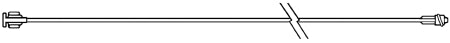All-Med Extension Set 60 Inch Tubing Without Ports 0.30 mL Priming Volume DEHP-Free, Lipid Resistant - 40-6000