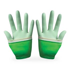 Ansell Gammex PI Glove-in-Glove System Surgical Glove Size 8 Sterile Polychloroprene / Polyisoprene Standard Cuff Length Micro-Textured Natural / Green Chemo Tested - 340084080