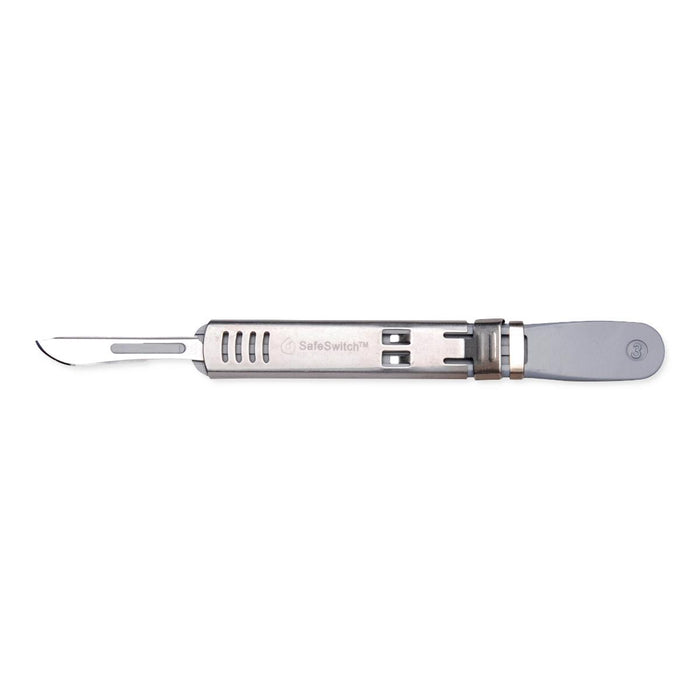Aspen Surgical Products Bard-Parker SafeSwitch Safety Scalpel Handle Size 3 - ST-1013NS