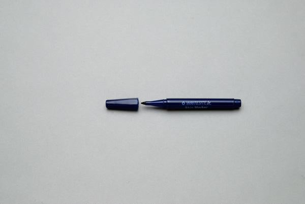 Aspen Surgical Products Writesite Jr Skin Marker Dark Blue Regular Tip Non-Sterile - 2900BN