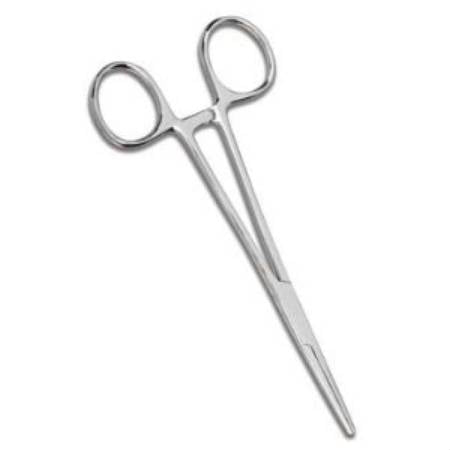 American Diagnostic Corp ADC Hemostatic Forceps Kelly 5-1/2 Inch Floor Grade Stainless Steel NonSterile Ratchet Lock Finger Ring Handle Straight Serrated Jaws - 310