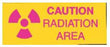 AMD Technologies Caution Sign Caution: Radiation Area - 90033