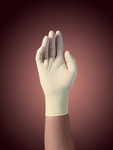 Kimberly Clark Kimberly-Clark PFE Exam Glove Small NonSterile Latex Standard Cuff Length Fully Textured Natural Not Chemo Approved - 57220