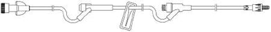 Amsino International - Extension Set 6 Inch Tubing 2 Ports DEHP-Free - 000606