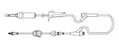 Amsino International AMSafe Administration Set AmSafe 10 Drops / mL Drip Rate 83 Inch Tubing 1 Port - 108305