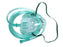 Amsino International AMSure Oxygen Mask Elongated Style Adult User One Size Fits Most Adjustable Elastic Head Strap - AS74010