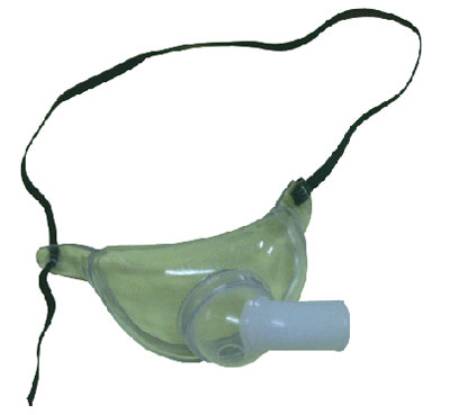 Amsino International AMSure Aerosol Trach Mask Collar Style Adult User One Size Fits Most Adjustable Neck Strap - AS75060
