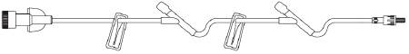 Amsino International - Extension Set 32 Inch Tubing 2 Ports DEHP-Free - 003201