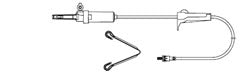 Amsino International AMSafe Secondary Piggyback IV Sets Rotating Luer Lock - AS3500