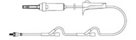 AMSafe - Primary IV Administration Set 10 Drops / mL Drip Rate 96 Inch Tubing 2 Ports - 109602