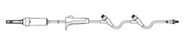 AMSafe - Primary IV Administration Set 10 Drops / mL Drip Rate 105 Inch Tubing 2 Ports - AC3110