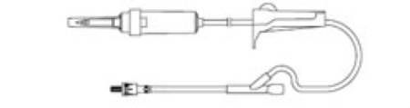 Amsino International Administration Set 10 Drops / mL Drip Rate 83 Inch Tubing 1 Port - 108301