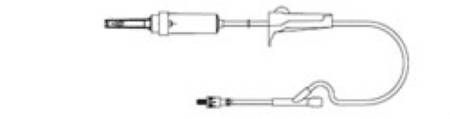 Amsino International AMSafe Pediatric Administration Set AmSafe 60 Drops / mL Drip Rate 72 Inch 1 Port - 607201